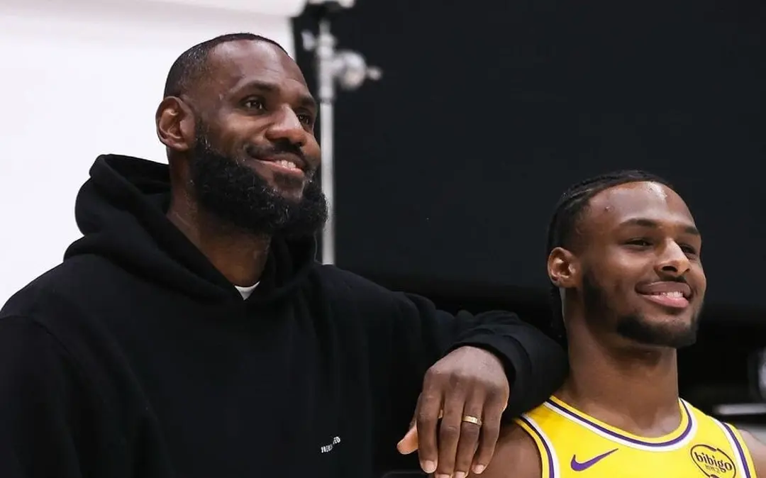 Bastidores de relação entre LeBron e Bronny James nos treinos