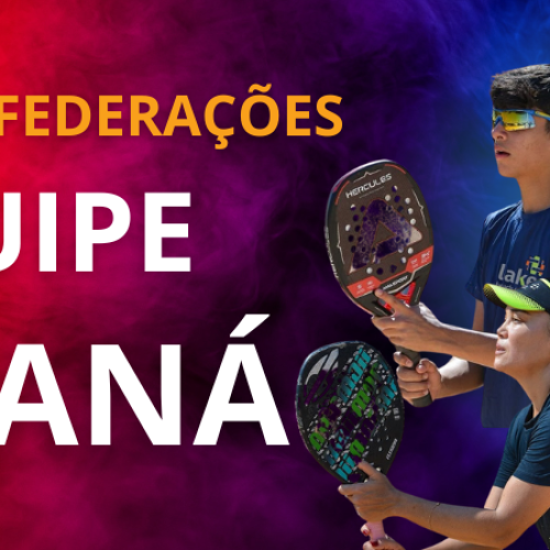 Estado do Paraná convoca atletas para Copa das Federações de Beach Tennis.